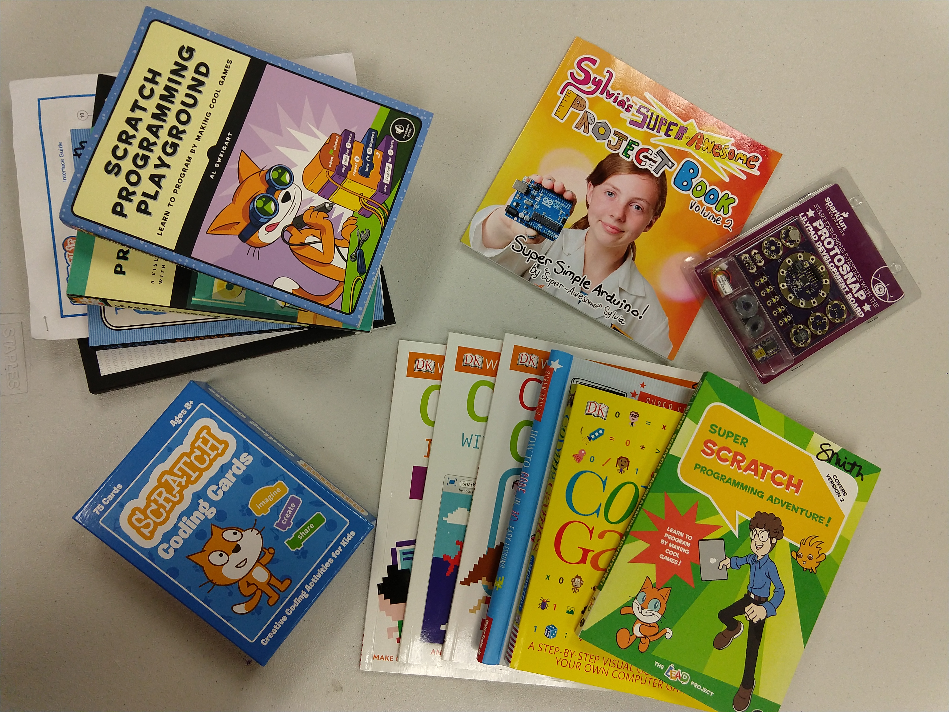 Resources used for coding and programming activities